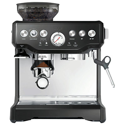 Sage by Heston Blumenthal Barista Express Bean-to-Cup Coffee Machine, Stainless Steel / Black